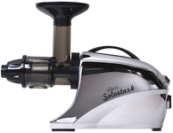 The solostar 4 Dual Stage Single Auger Juicer Chrome